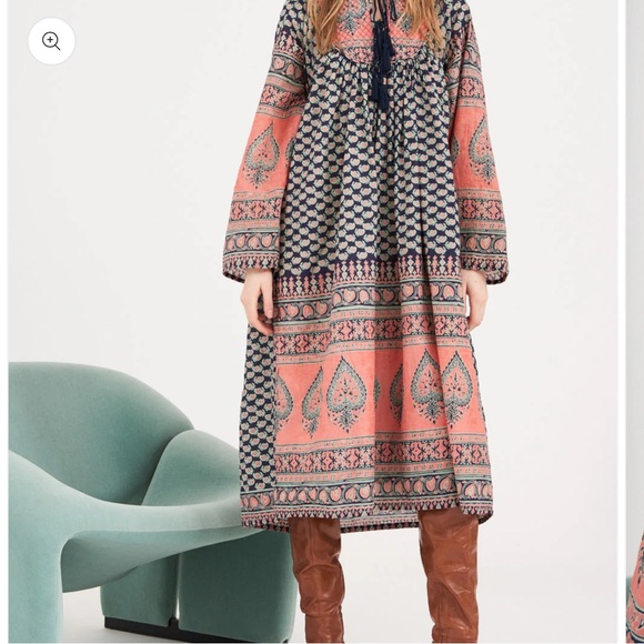 Antik Batik Madou Quilted Cotton-voile Midi Dress XS - Picture 10 of 16